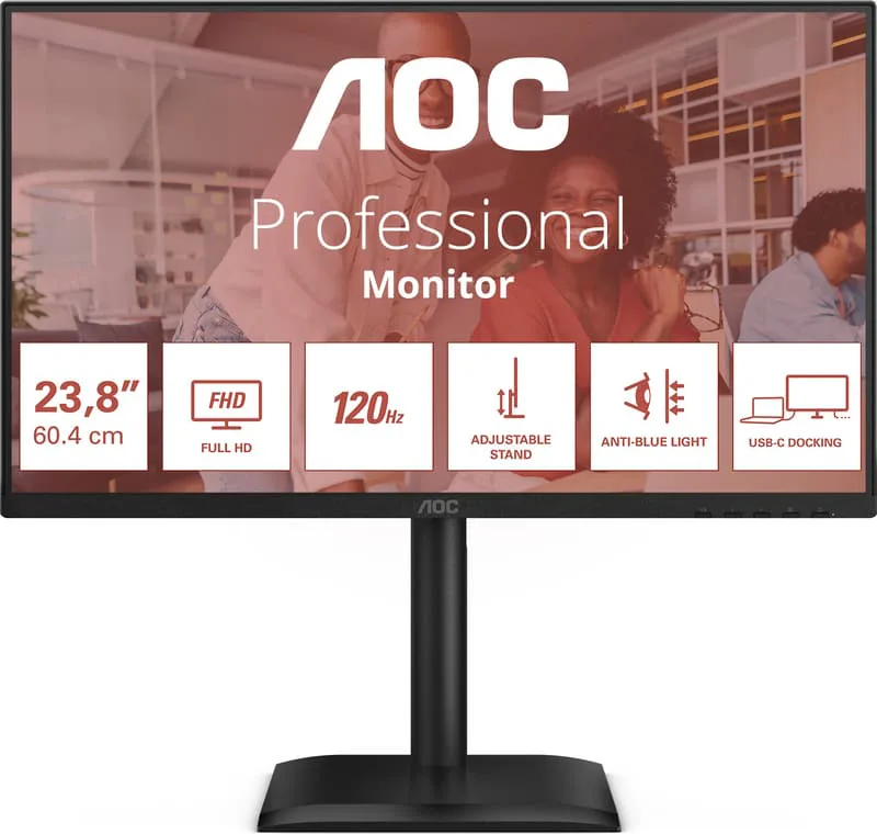 AOC E4 24E4CV computerskærm