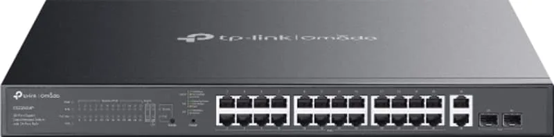 TP-Link Omada ES228GMP nätverksswitchar hanterad L2 Gigabit Ethernet