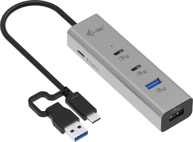 Universal Charging Metal HUB USB-C/A PD 85W