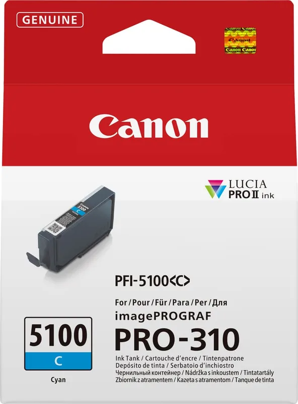 Canon Bläck Cyan PFI-5100C