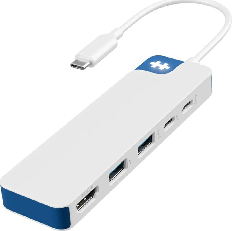HyperDrive Flex 5-portars USB-C-hubb blå