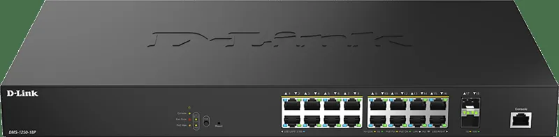 D-Link 16 Ports 2.5Gbps PoE(90W)+ 2 Ports 10G SFP+ Managed Switch