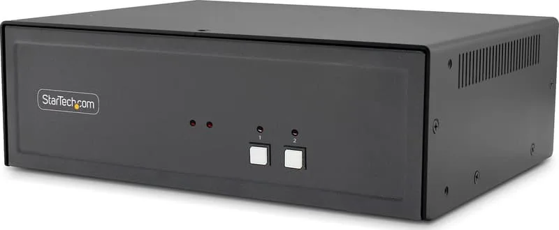 Startech .com Säker 2-portars KVM-switch för två bildskärmar