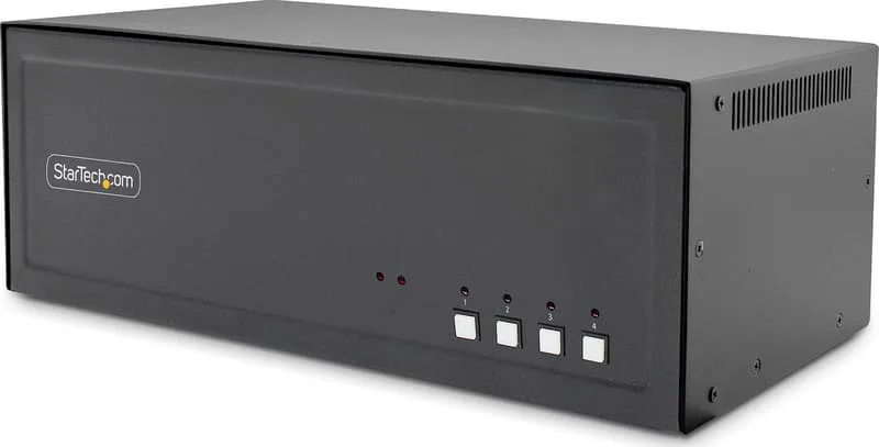 Startech .com Secure 4-portars KVM-switch för fyra bildskärmar