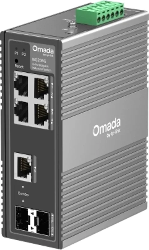Omada IES206G network switch Managed Gigabit Ethernet (10/100/1000) Black