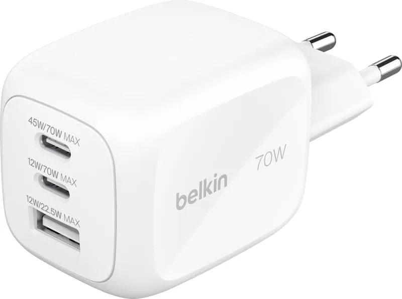 BOOSTCHARGE 70w 2C1A Väggladdare med