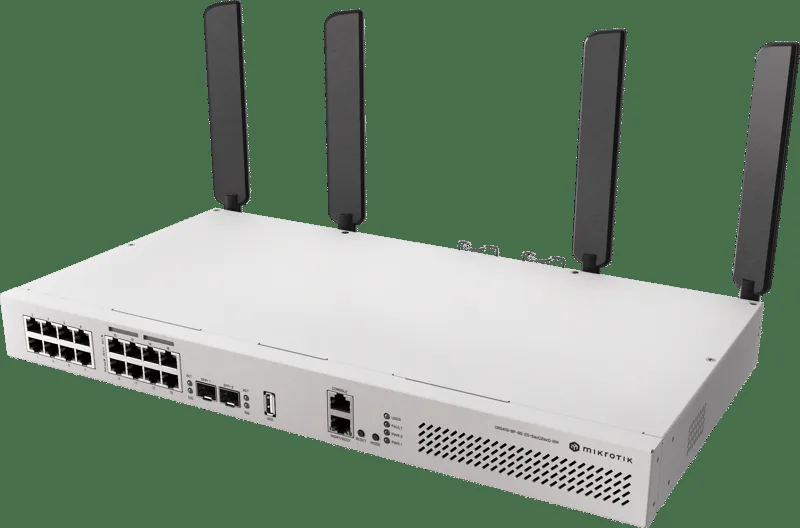 Mikrotik CRS418-8P-8G-2S+5axQ2axQ-RM L2/L3 Gigabit Ethernet