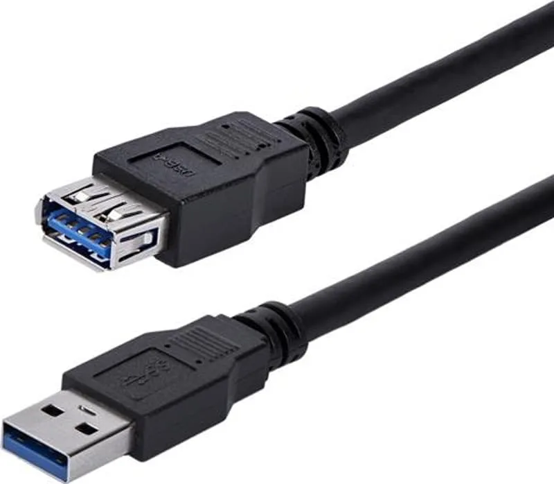StarTech.com 1m Black SuperSpeed USB 3.0 Extension Cable A to A