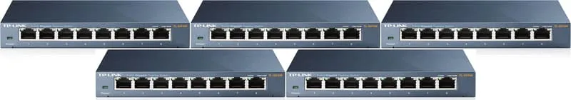 TP-Link TL-SG108 network switch Unmanaged L2 Gigabit Ethernet