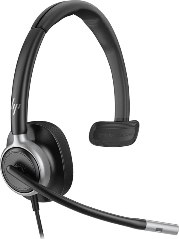 HP Poly Mission 615 Monaural USB Wired Headset, inkl. adapter USB-C till USB-A