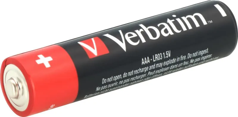 Verbatim Batteri alkaliskt AAA/LR03 4-pack
