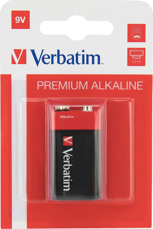Batteri Alkaline 9V/6LF22 1-pack Blister