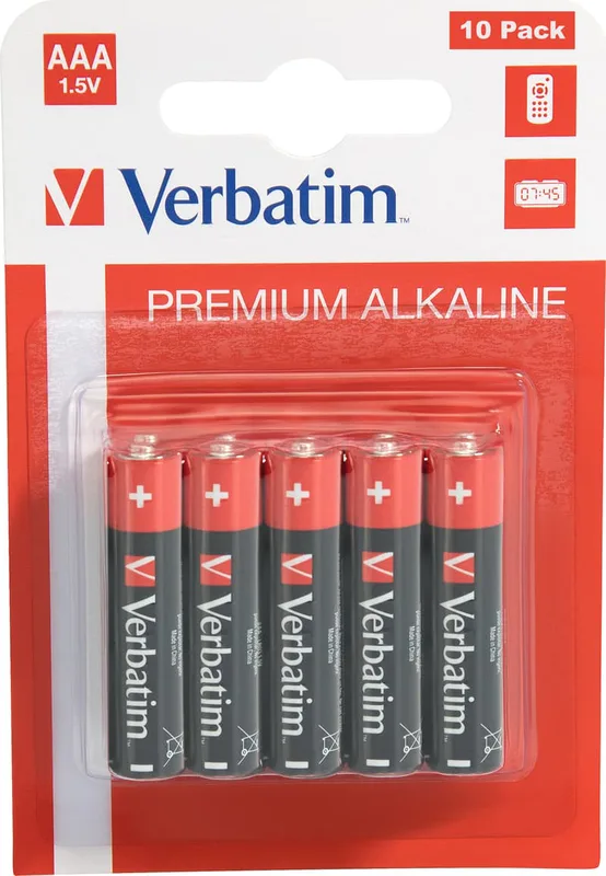 Verbatim Batteri Alkaline AAA/LR03 10-pack