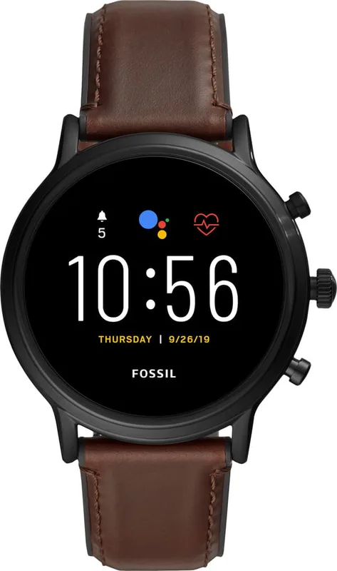 Fossil Carlyle HR Gen. 5 smartwatch 44 mm läder