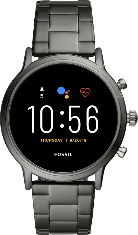 Fossil Carlyle HR Gen. 5 smartwatch 44 mm rostfritt stål