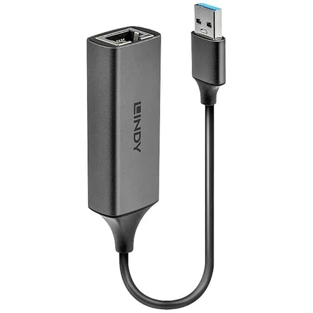 Nätverksadapter 5 GBit/s LINDY USB 3.0 Gigabit Ethernet