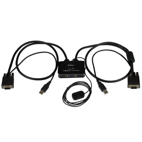 Startech .com VGA 2 portar USB-kabel med KVM-switch
