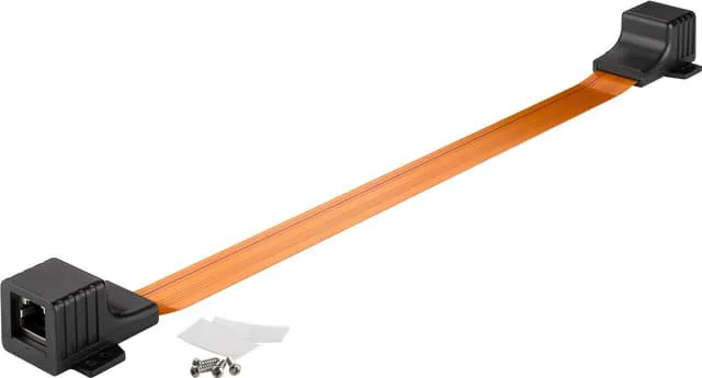 RJ45 LAN fönstergenomföring ultra-slim 0,3 m