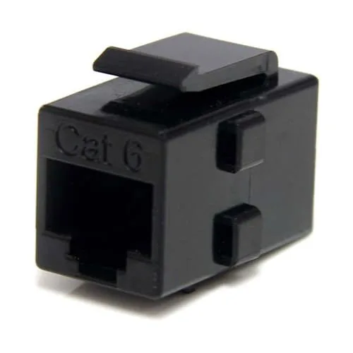 StarTech.com RJ45 F/F, Svart, RJ-45, RJ-45, 90 mm, 125 mm, 2 mm