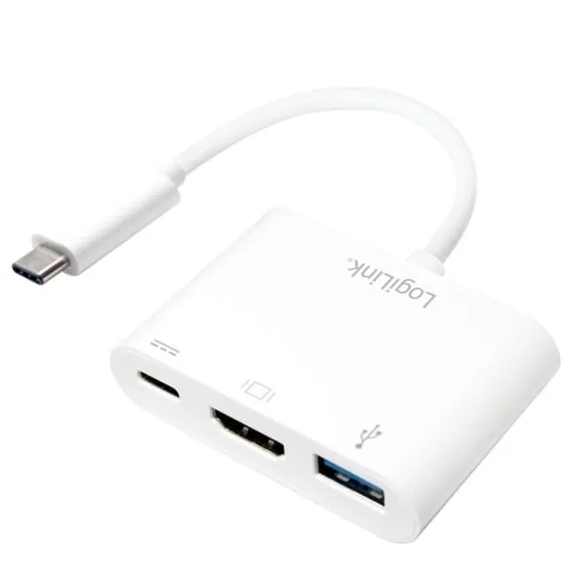LogiLink USB-C till HDMI + USB-C +