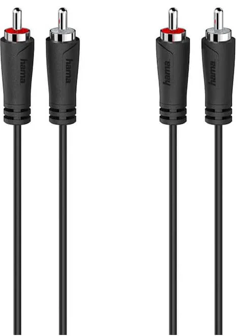 Hama 2x RCA till 2x RCA ljudkabel 5m