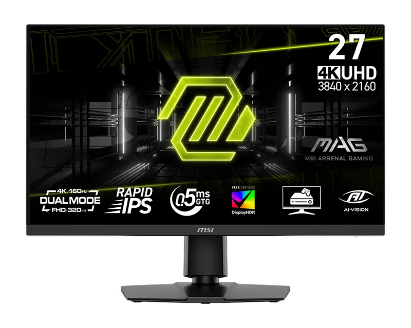 MSI MAG 272URDF E16 platta pc-skärmar 68,6 cm (27") 3840 x 2160 pixlar 4K Ultra HD Svart