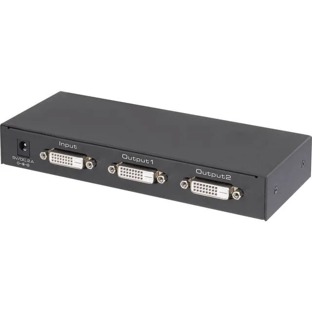 Renkforce 2 Port DVI-Splitter Ultra HD-kapabel 3840 x
