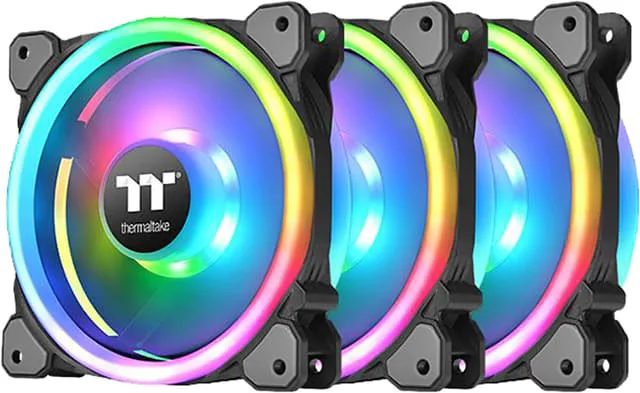 Thermaltake Riing Trio 12 LED RGB Radiator Fan TT Premium Edition