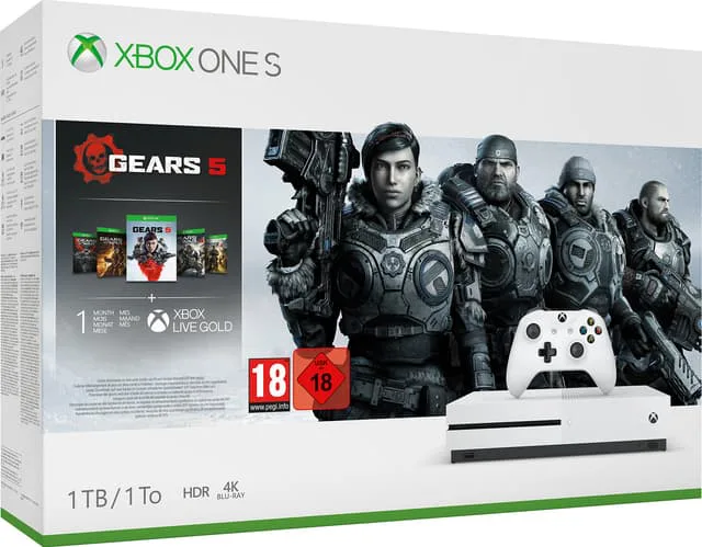 Xbox One S 1 TB + Gears 5 bundle