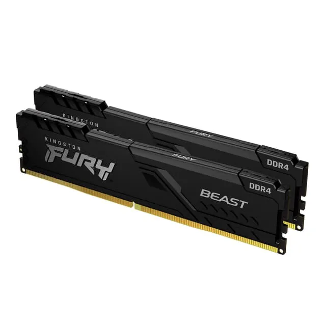 16 GB (2x8GB) DDR4-3600 Kingston FURY Beast RGB CL17