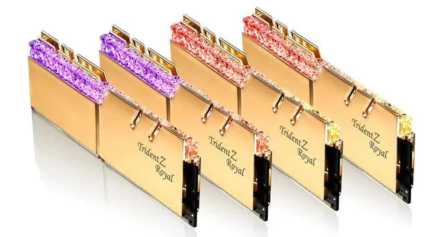 G.Skill Trident Z Royal F4-4000C18Q-32GTRG RAM-minnen 32