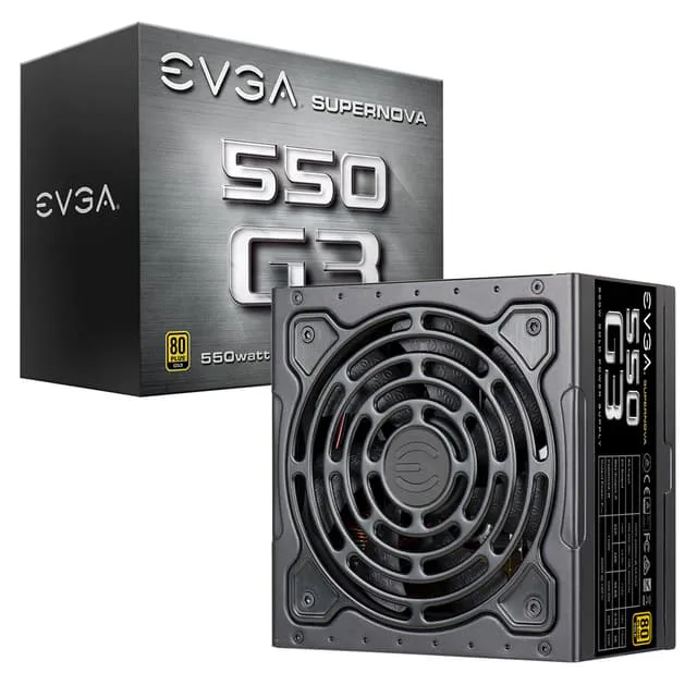 EVGA SuperNOVA 550 G3 strömförsörjningsenheter