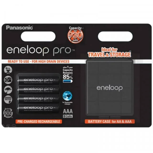 Panasonic eneloop pro BK-4HCDEC4BE batteri
