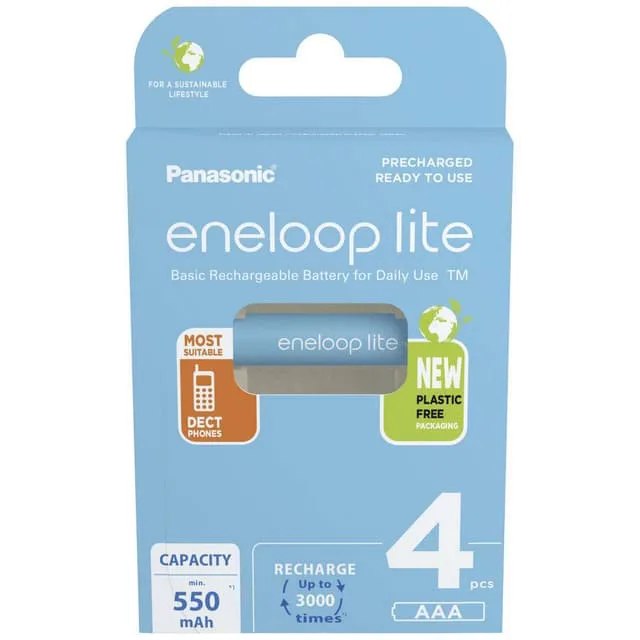 Panasonic eneloop lite BK-4LCCE batteri
