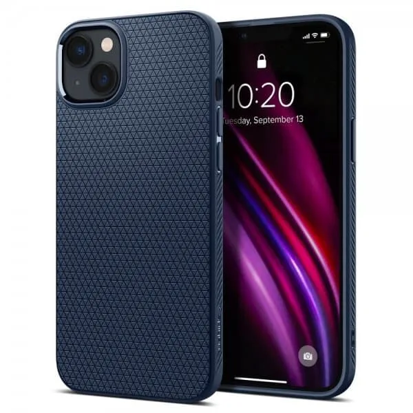 Spigen iPhone 14 Skal Liquid Air Navy