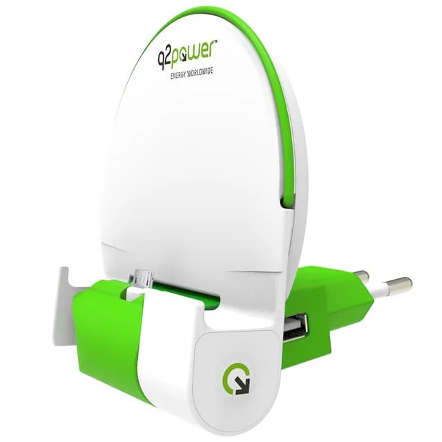 Q2power Dock and charge powerbank EU micro