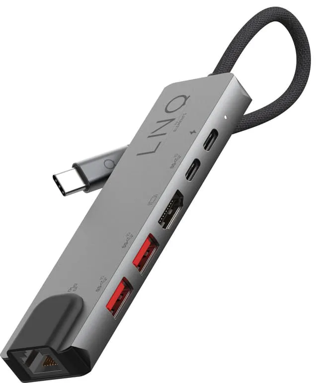 LinQ 6-i-1 Pro multiport-hub