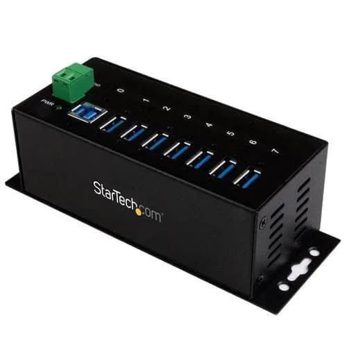 StarTech.com Industriell USB 3.0-hubb med 7 portar och ESD-skydd