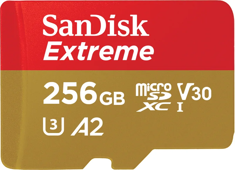 SanDisk 64GB Extreme microSDXC kort +SD-adapter