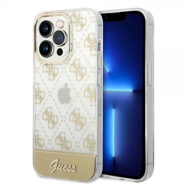 Guess iPhone 14 Pro Skal Bottom Stripe