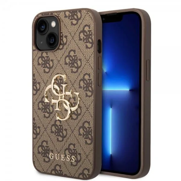 Guess iPhone 14 Skal Big Metal Logo