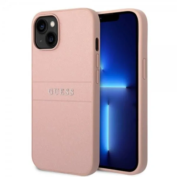 Guess iPhone 14 Plus Skal Saffiano Metal