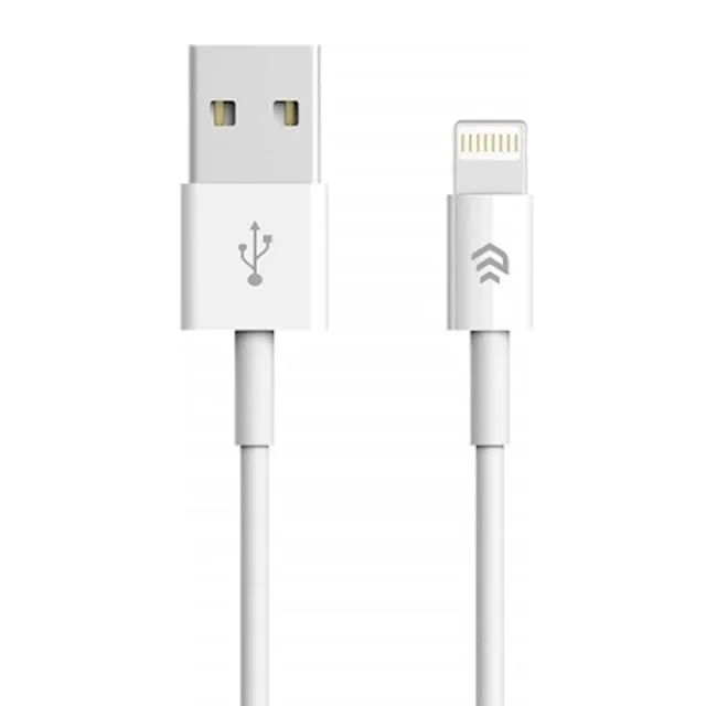 Devia Smart, Lightningkabel (2,1A), 1m, Vit