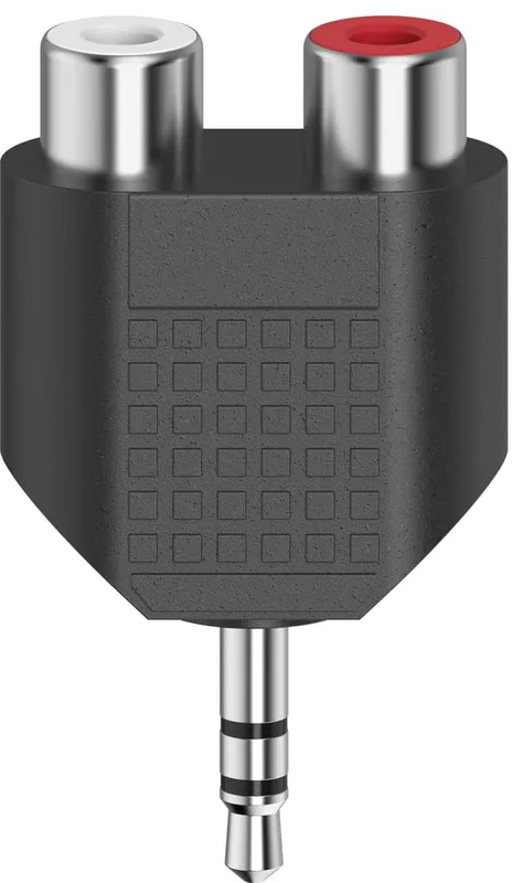 Hama 00205187 kabel könsskifter 3.5mm 2 x RCA