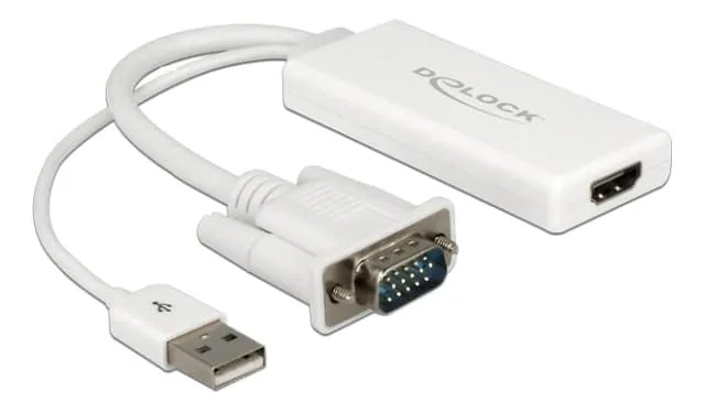 Delock VGA to HDMI Adapter with Audio