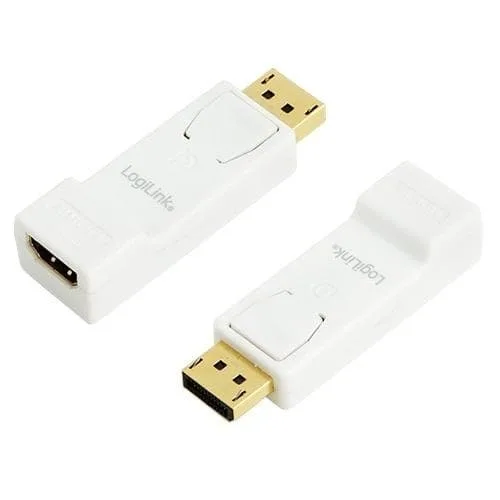 LogiLink DisplayPort 1.1 till HDMI 1.3 1080p/60 Hz Adapter Vit