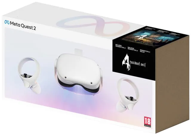 Meta Quest 2 VR portabelt headset Resident Evil 4 paket (128 GB)