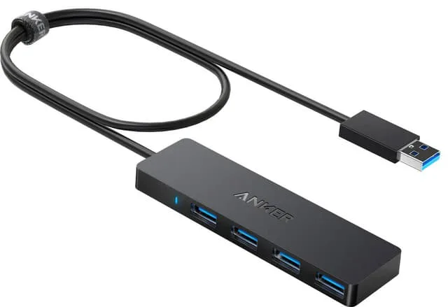 Anker 4-ports ultratunn USB 3.0-datahub