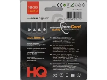 Karta Imro MicroSDHC 16 GB