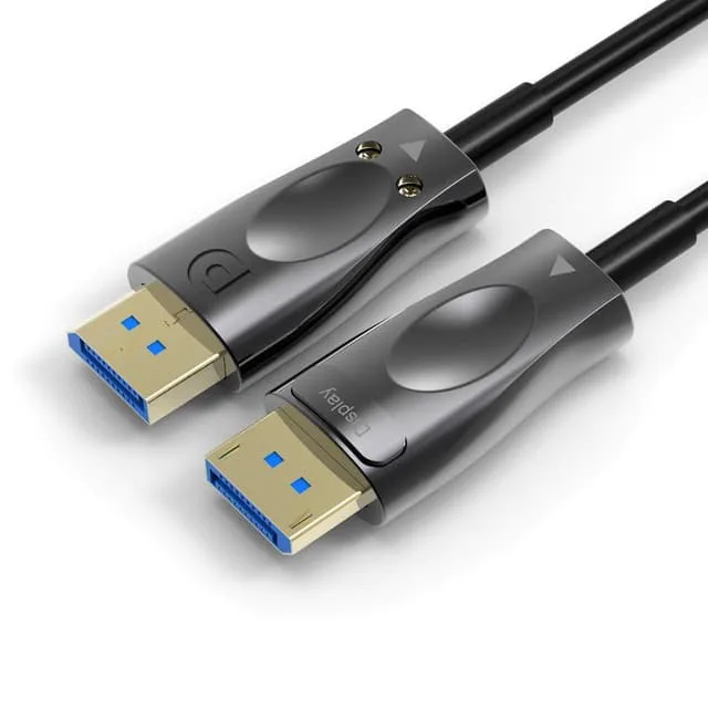 NÖRDIC 15m Fiber AOC Displayport till Displayport kabel